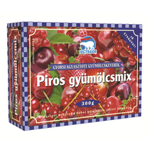 Piros gyümölcsmix 300g