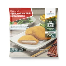 GALLICOOP Sajttal, sonkával töltött pulykamellérme 1000g