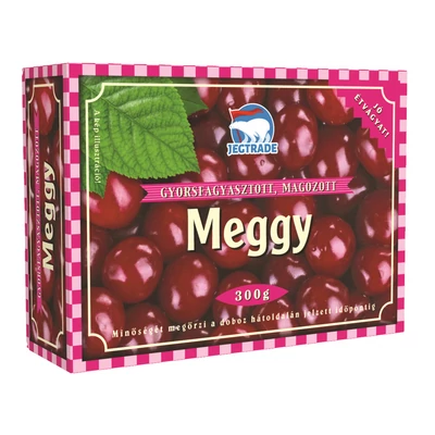 Magozott meggy, 300g, dobozban.