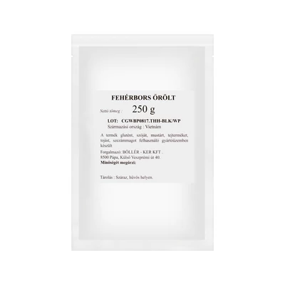 Böllér Fehér bors őrölt 250g