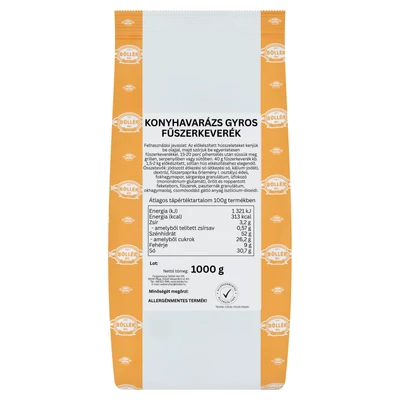 Böllér Konyhavarázs Gyros fűszerkeverék 1 kg